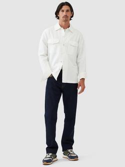 Rodd & Gunn Riverton Linen Cotton Shacket, Ecru - view 2, Ecru