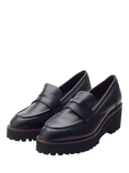 Moda in Pelle Florette Leather Platform Loafers