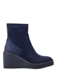 Moda in Pelle Kallie Wedge Sock Boots, Navy