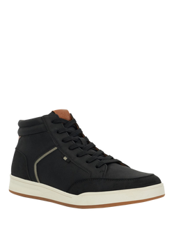 Dune London Streets Hi-Top Trainers - view 2, Black