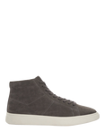 Dune Sycamour Suede Lace Up Hi-Top Trainers, Grey