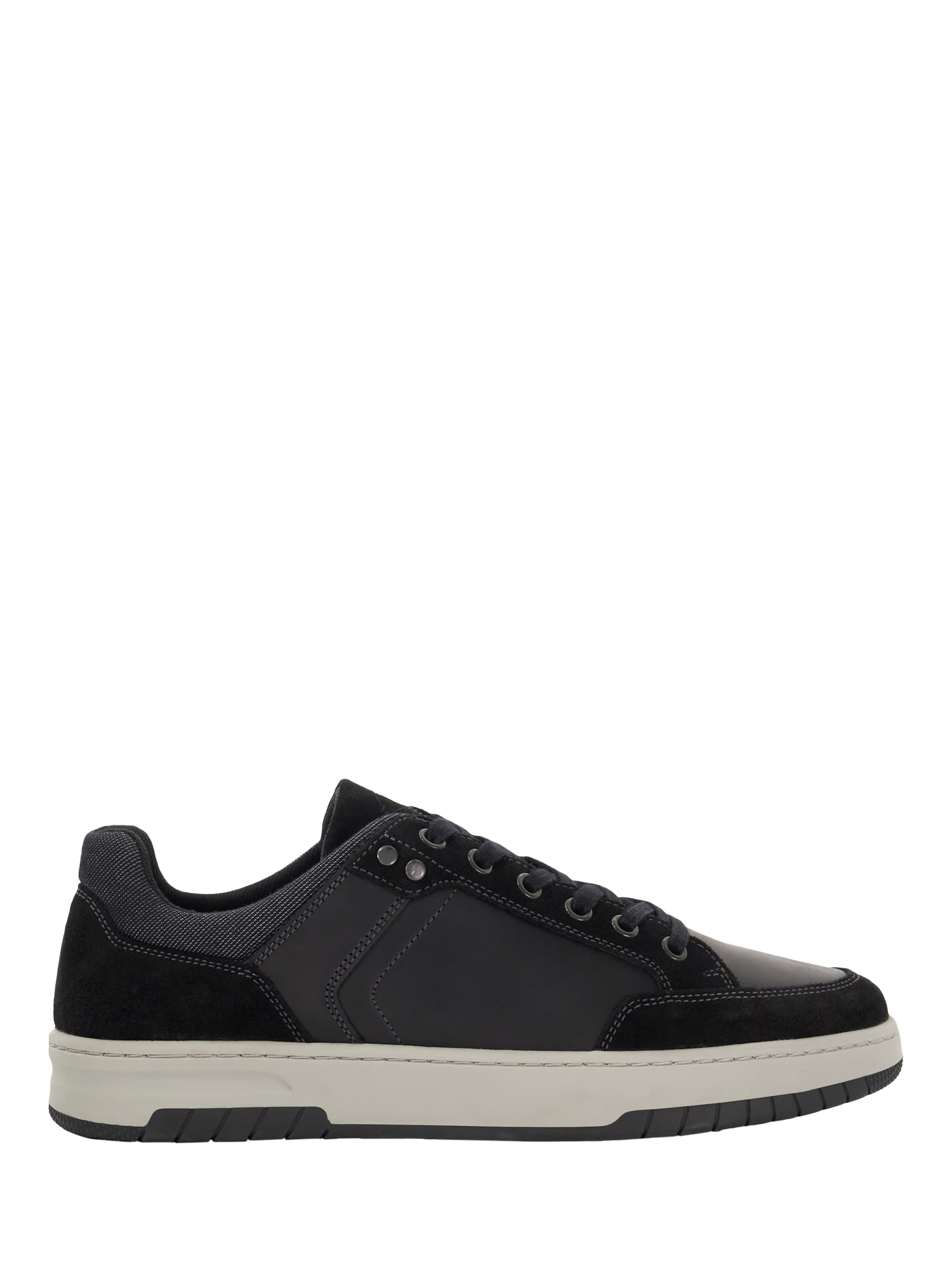 Dune Teffla Leather Court Trainers