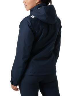 Helly Hansen Crew Hooded Mid-Layer Sailing Jacket, Navy - view 2, Navy