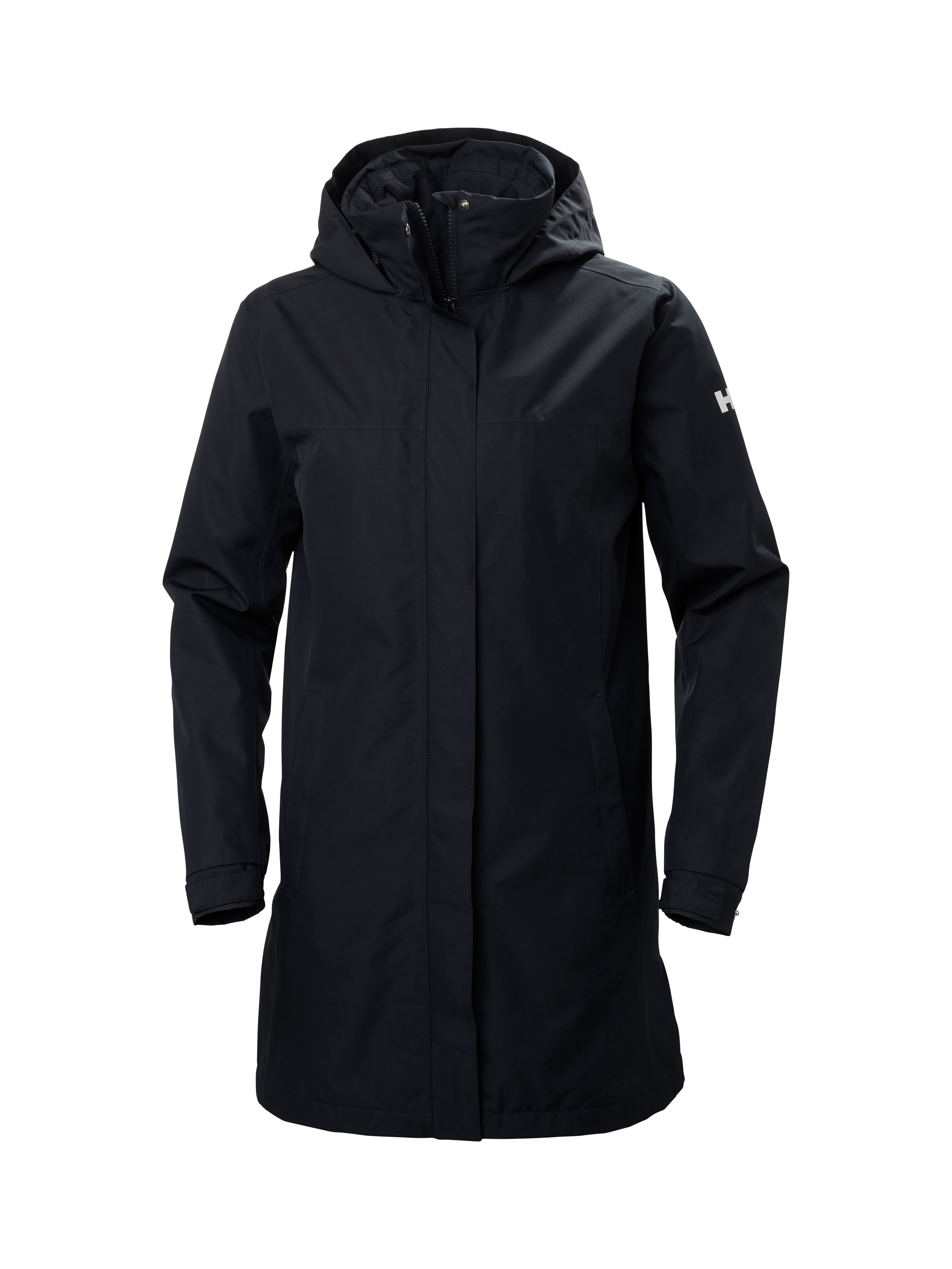 Helly Hansen Women's Long Aden Waterproof & Windproof Coat, Navy