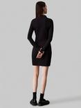 Calvin Klein Jeans Bodycon Logo Dress, Black