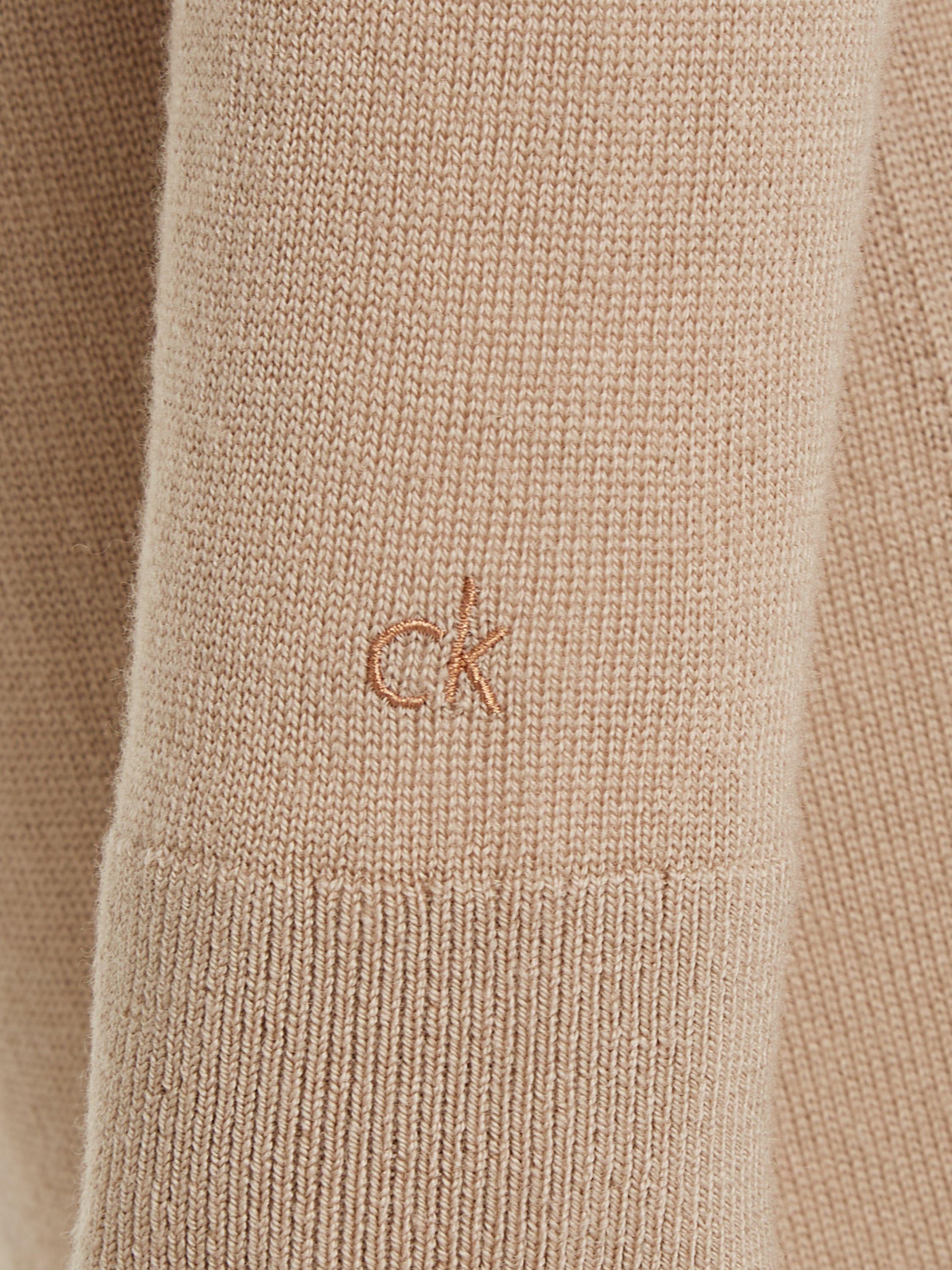 Product image 4 of 5, which shows Calvin Klein Jeans Merino Wool Roll Neck Jumper Dress, Amphora, XL