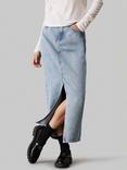 Calvin Klein Jeans Denim Maxi Skirt, Light Blue