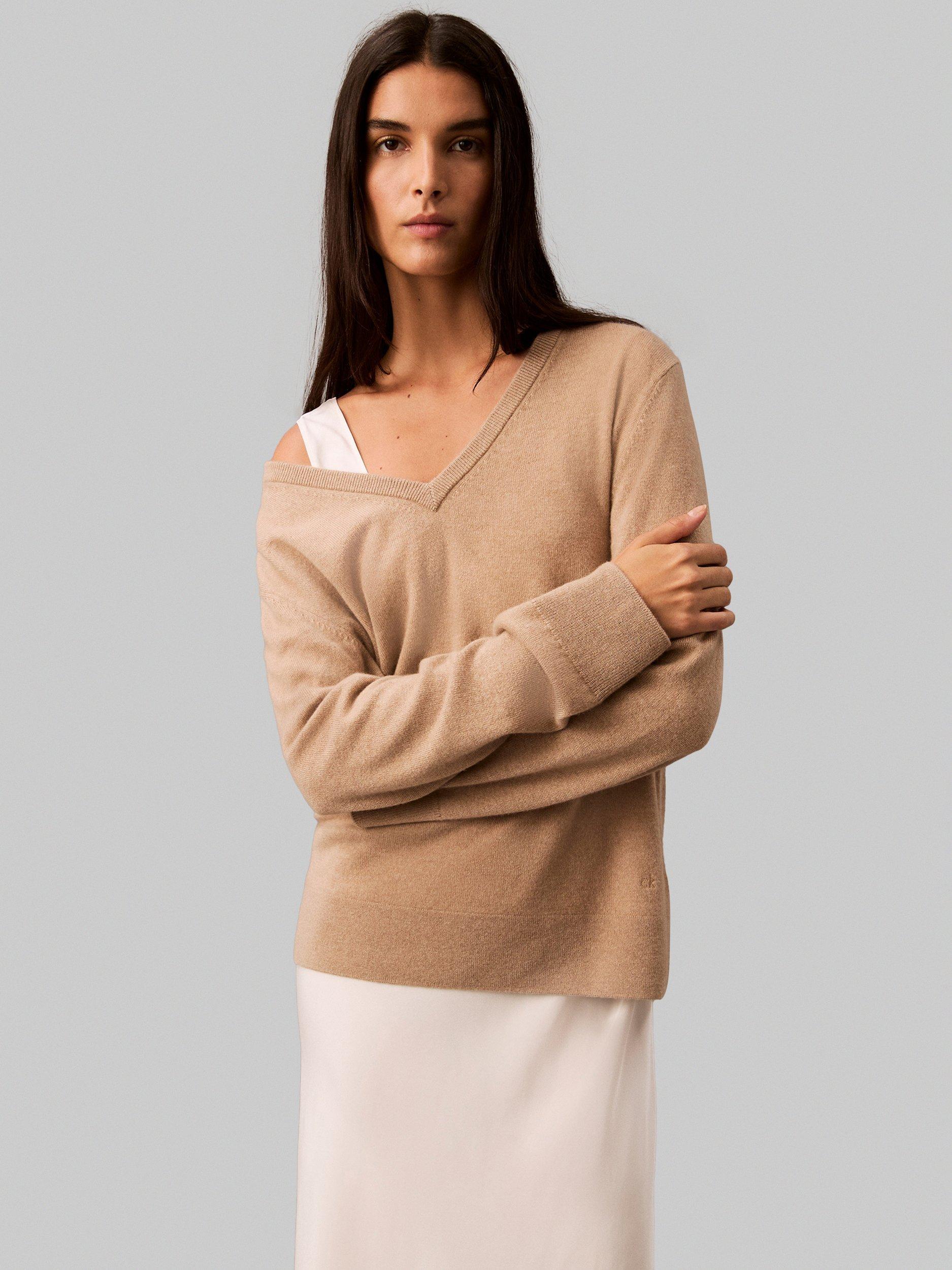 Calvin klein v neck jumper sale