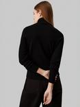 Calvin Klein Jeans Merino Wool Roll Neck Jumper, Black