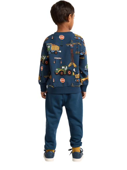 Lindex Baby Durable Joggers - view 2, Dark Blue