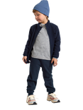 Lindex Kids' Soft Fleece Casual Trousers, Dark Navy