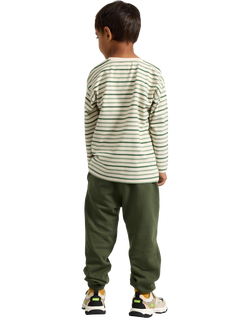 Lindex Baby Durable Joggers - view 2, Dark Khaki Green