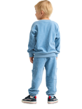 Lindex Kids' Cord Cargo Joggers, Lt Dusty Blue