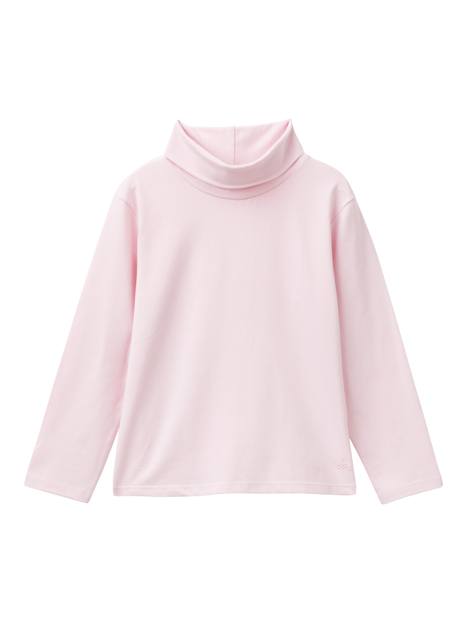 Benetton Kids' Turtleneck Top, Pink