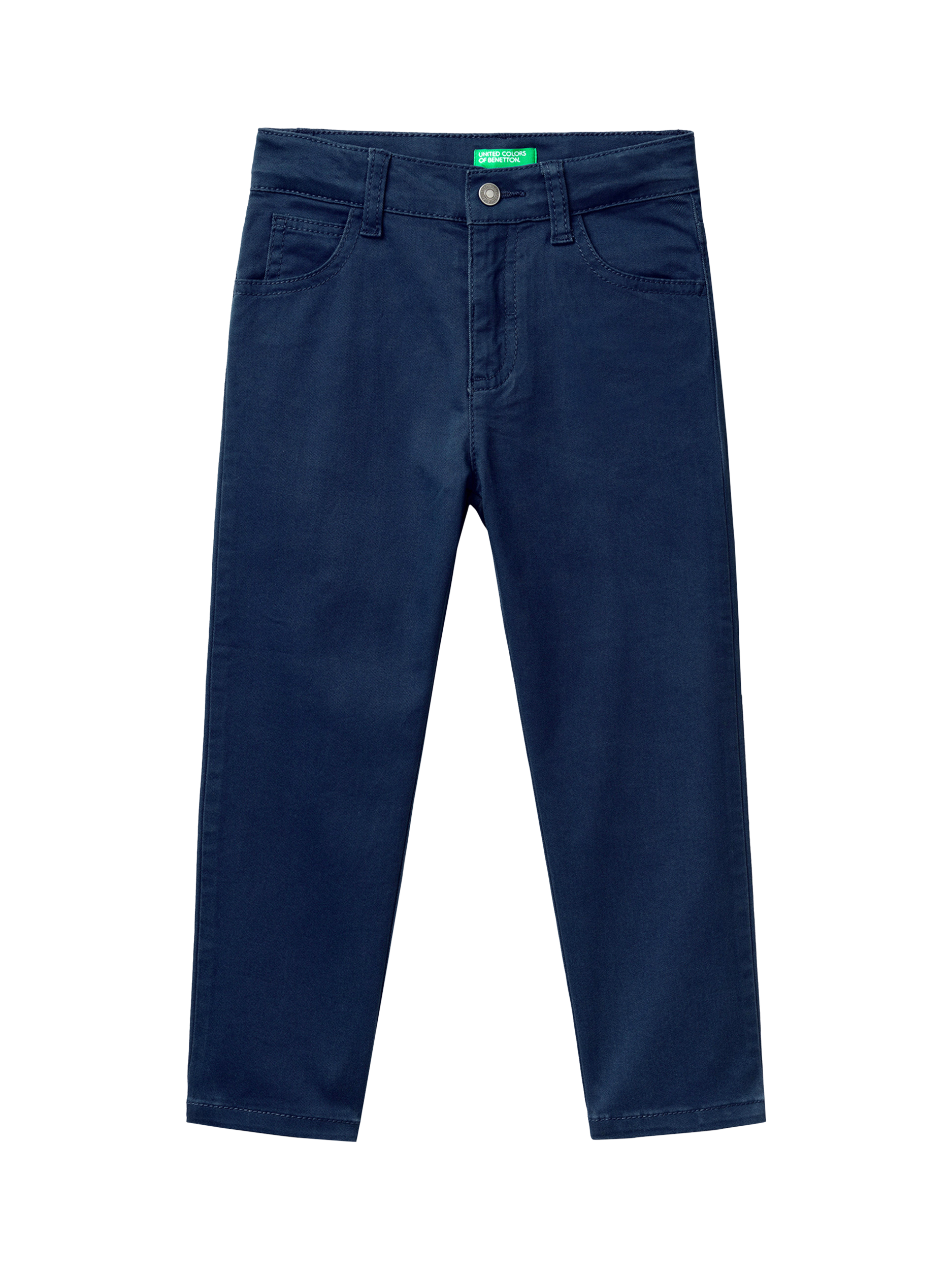 Benetton Kids' Chino Trousers, Night Blue