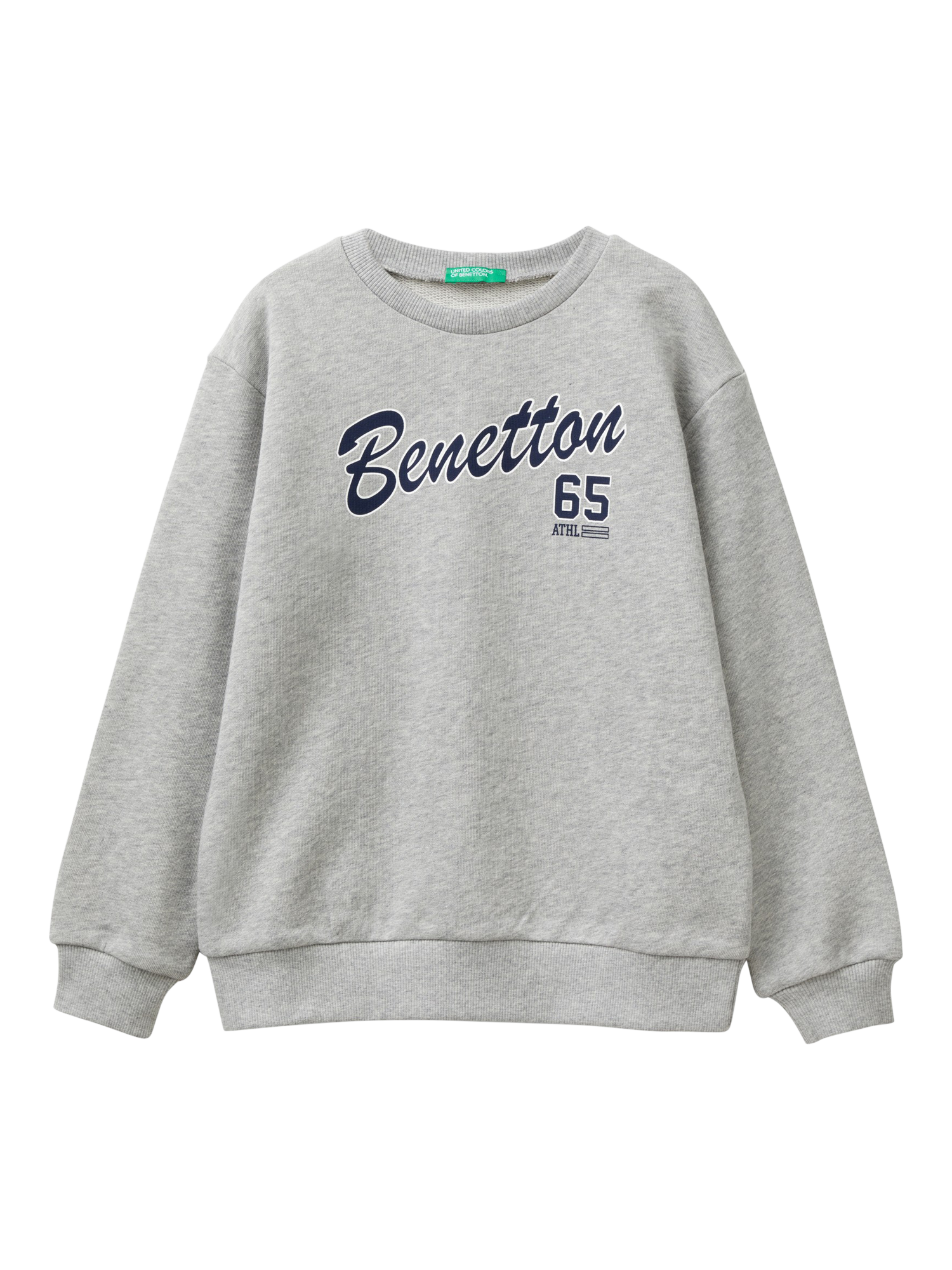 Benetton Kids' Cotton Logo Sweatshirt