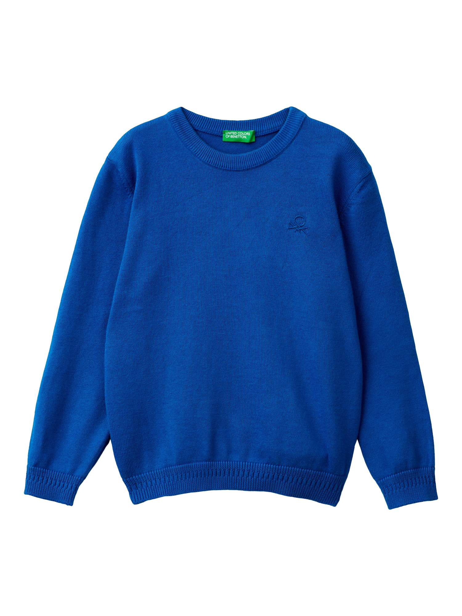 Benetton Kids' Crew Neck Logo Sweatshirt