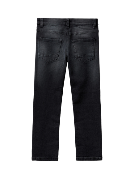 Benetton Kids' Junior Slim Fit Jeans, Black - view 2, Black