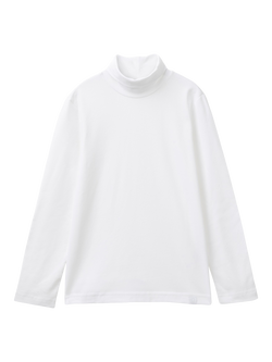 Benetton Kids' Turtle Neck Jumper, Optical White