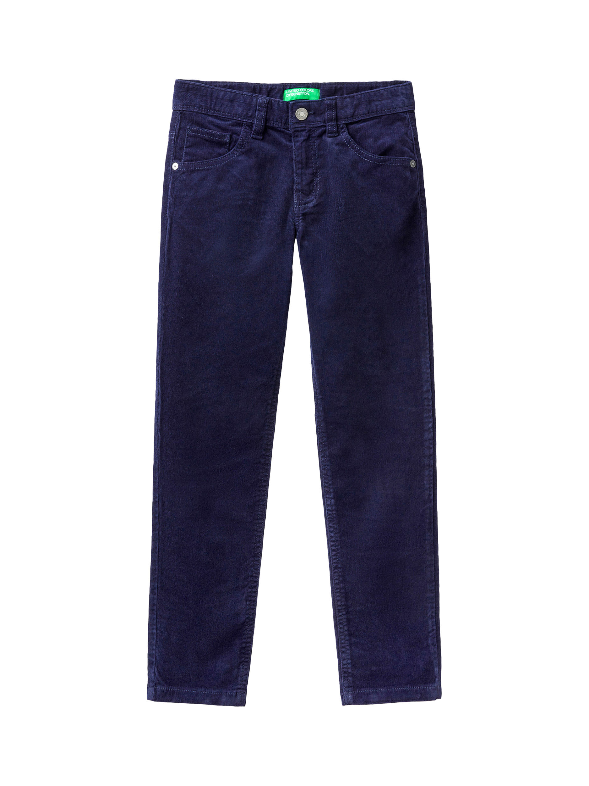 Benetton Kids' Slim Leg Corduroys, Night Blue