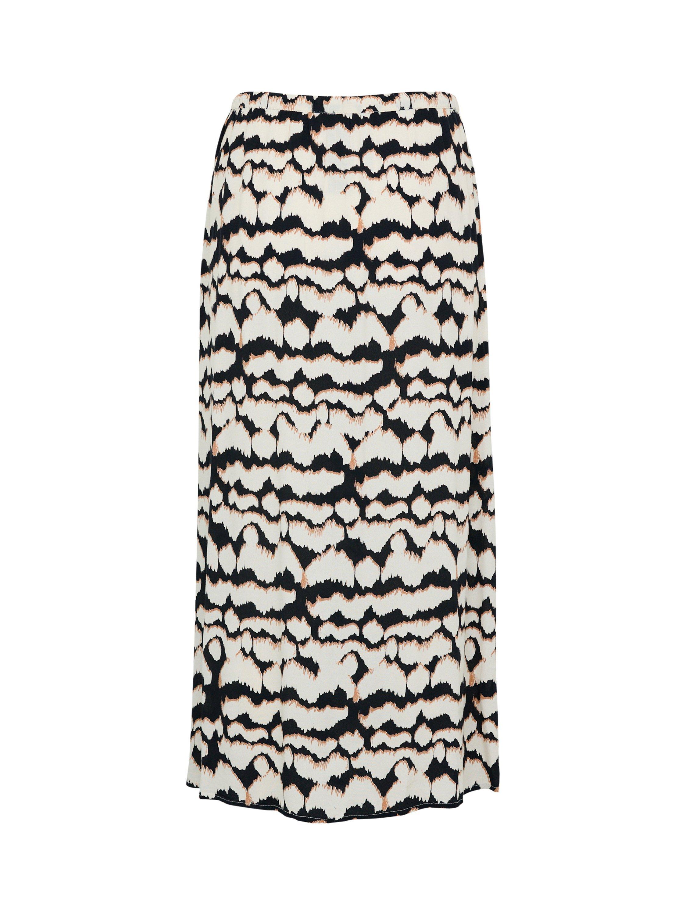 Product image 6 of 6, which shows Soaked In Luxury Alize Abstract Skirt, Multi, XS