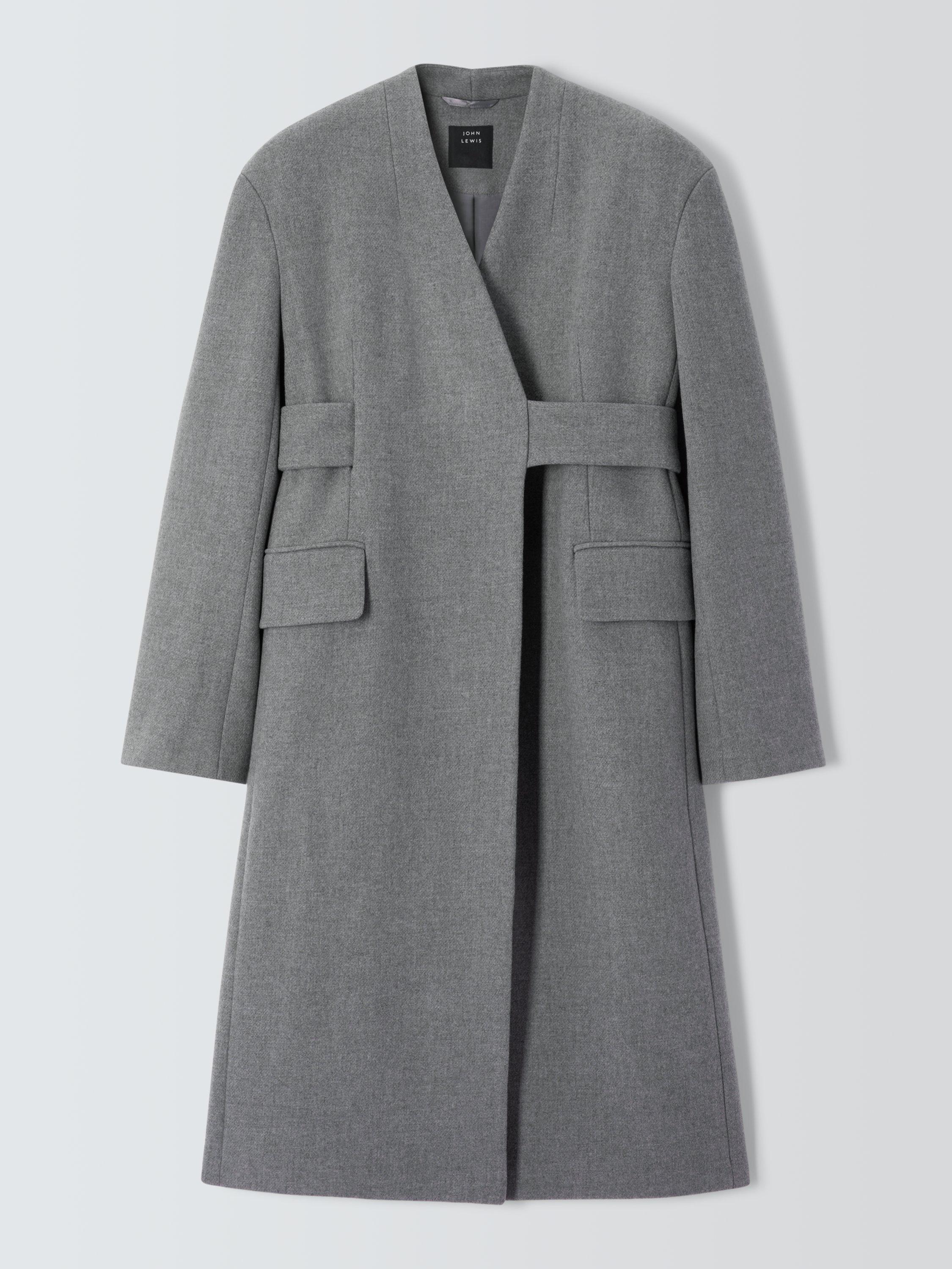 John Lewis x A.W.A.K.E. MODE Belted Coat Grey