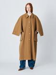 John Lewis x A.W.A.K.E. MODE Oversized Cape Coat, Camel
