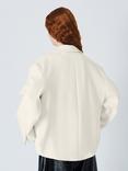 John Lewis x A.W.A.K.E. MODE Oversized Jacket, Ecru, Ecru