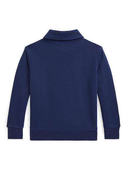 Polo Ralph Lauren Kids' Half Zip Sweatshirt, Newport Navy - view 2, Newport Navy