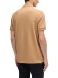 BOSS Organic Cotton Polo Shirt, Medium Beige