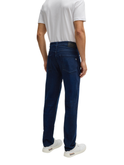 BOSS Straight Leg Jeans, Navy - view 2, Navy