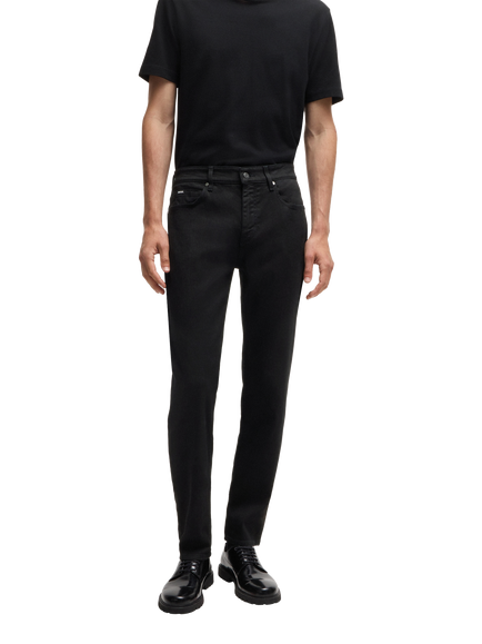 HUGO BOSS BOSS Straight Leg Jeans, Black, Black
