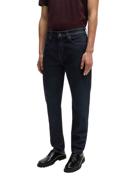 BOSS Straight Leg Jeans, Navy, Navy