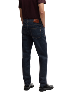 BOSS Straight Leg Jeans, Navy - view 2, Navy