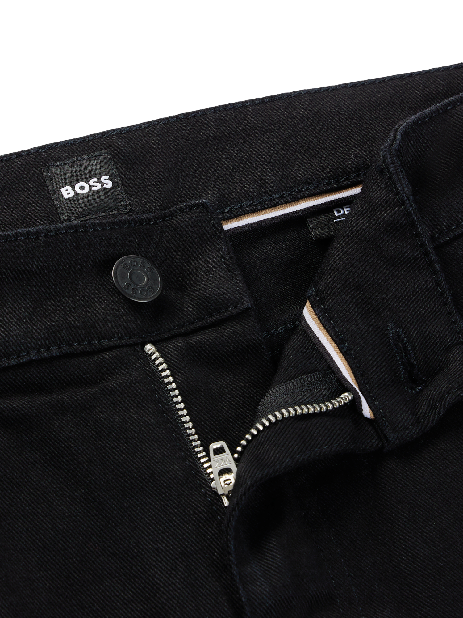 Product image 6 of 6, which shows HUGO BOSS BOSS Delaware Slim Fit Denim Jeans, Black, 33R