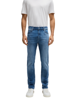 BOSS Slim Fit Jeans, Medium Blue, Medium Blue