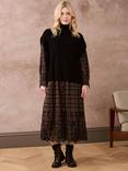 Brora Ribbed Cashmere Poncho