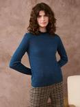 Brora Ruffle Merino Wool Blend Jumper