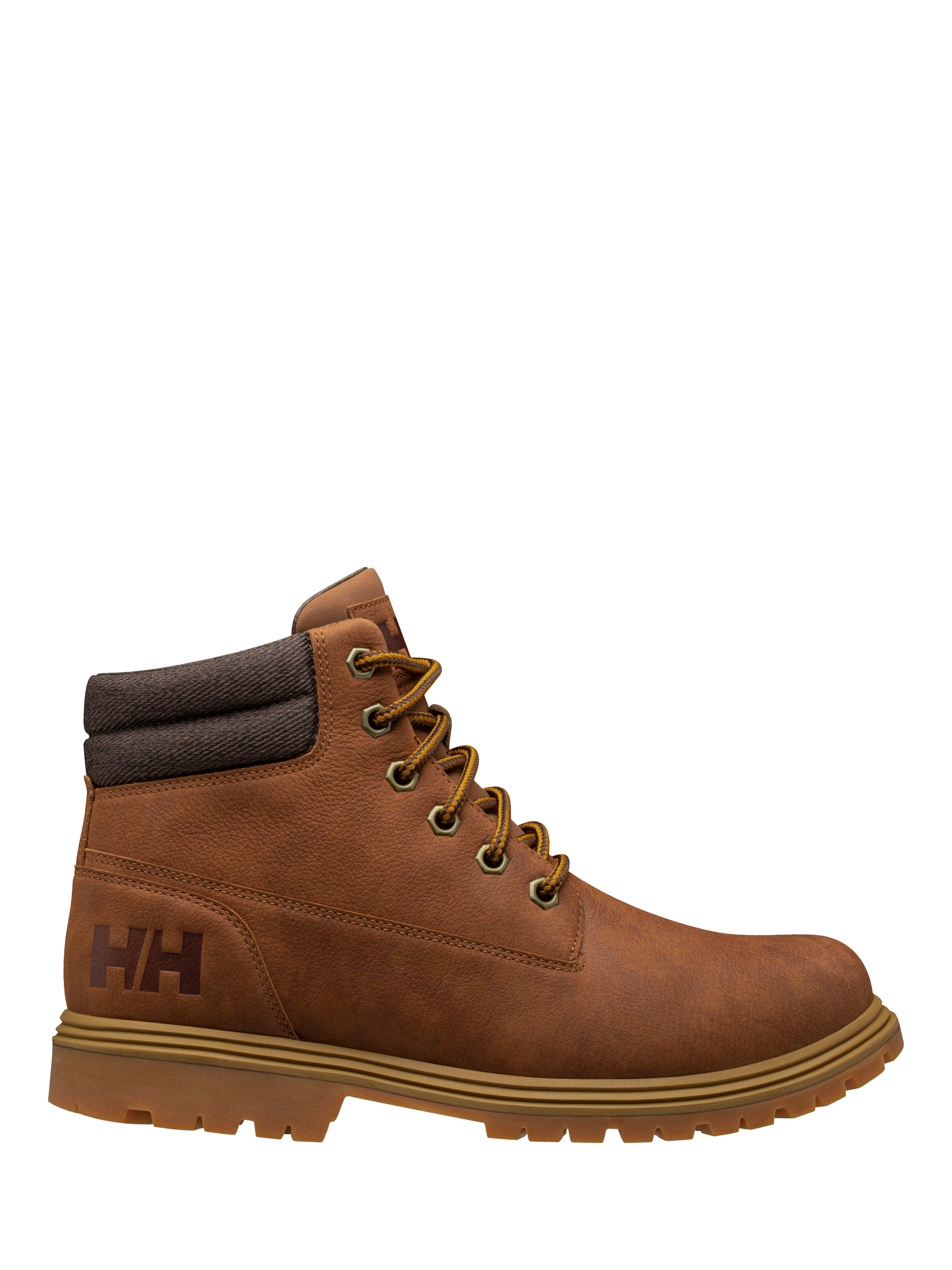 Product image 1 of 6, which shows Helly Hansen Men's Fremont Waterproof Leather Boots, Dogwood/Black, 7