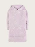 Monsoon Kids' Fleece Unicorn Print Blanket Hoodie, Pink