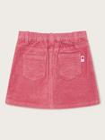 Monsoon Kids' Peace Cotton Corduroy Skirt, Pink