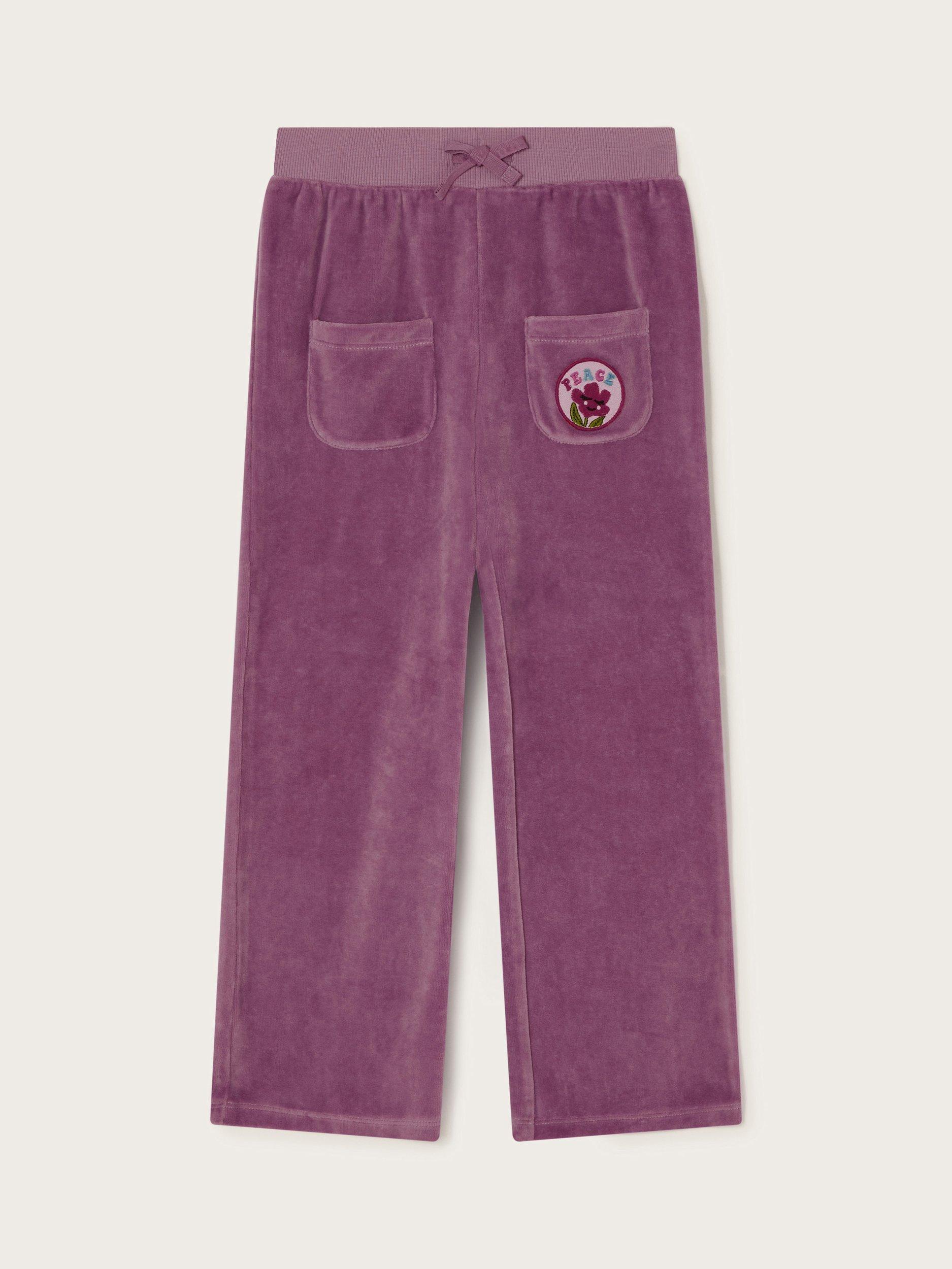 Monsoon Kids' Peace Joggers, Lilac