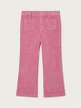 Monsoon Kids' Cord Flare Trousers, Pink