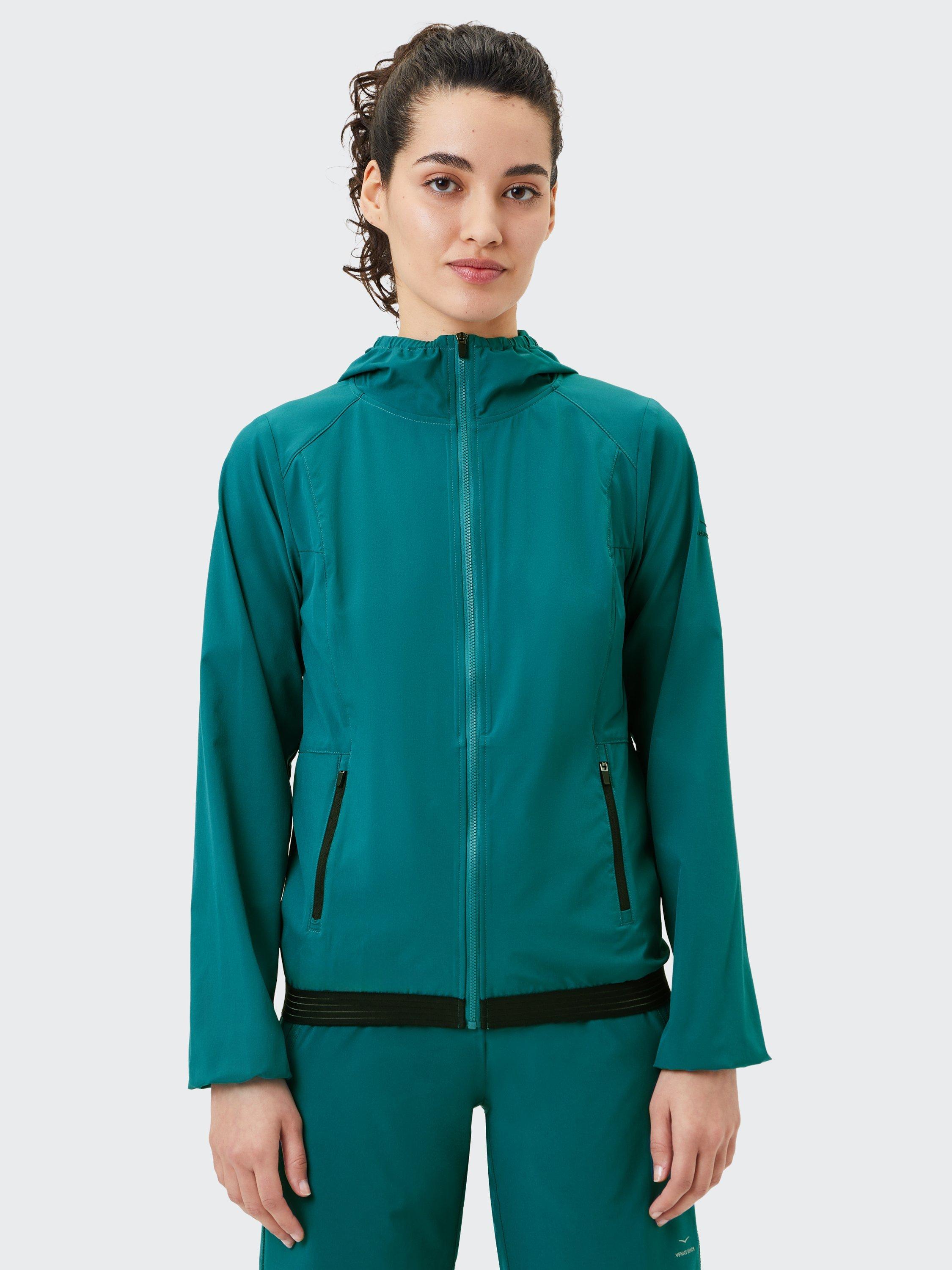 Product image 1 of 7, which shows Venice Beach Hazel Women's Sports Jacket. Green Pond, S