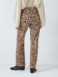 AND/OR Straight Leg Leopard Print Jeans, Leopard Print