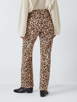 AND/OR Straight Leg Leopard Print Jeans, Leopard Print - view 2, Leopard Print