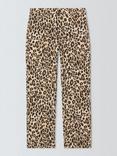 AND/OR Straight Leg Leopard Print Jeans, Leopard Print