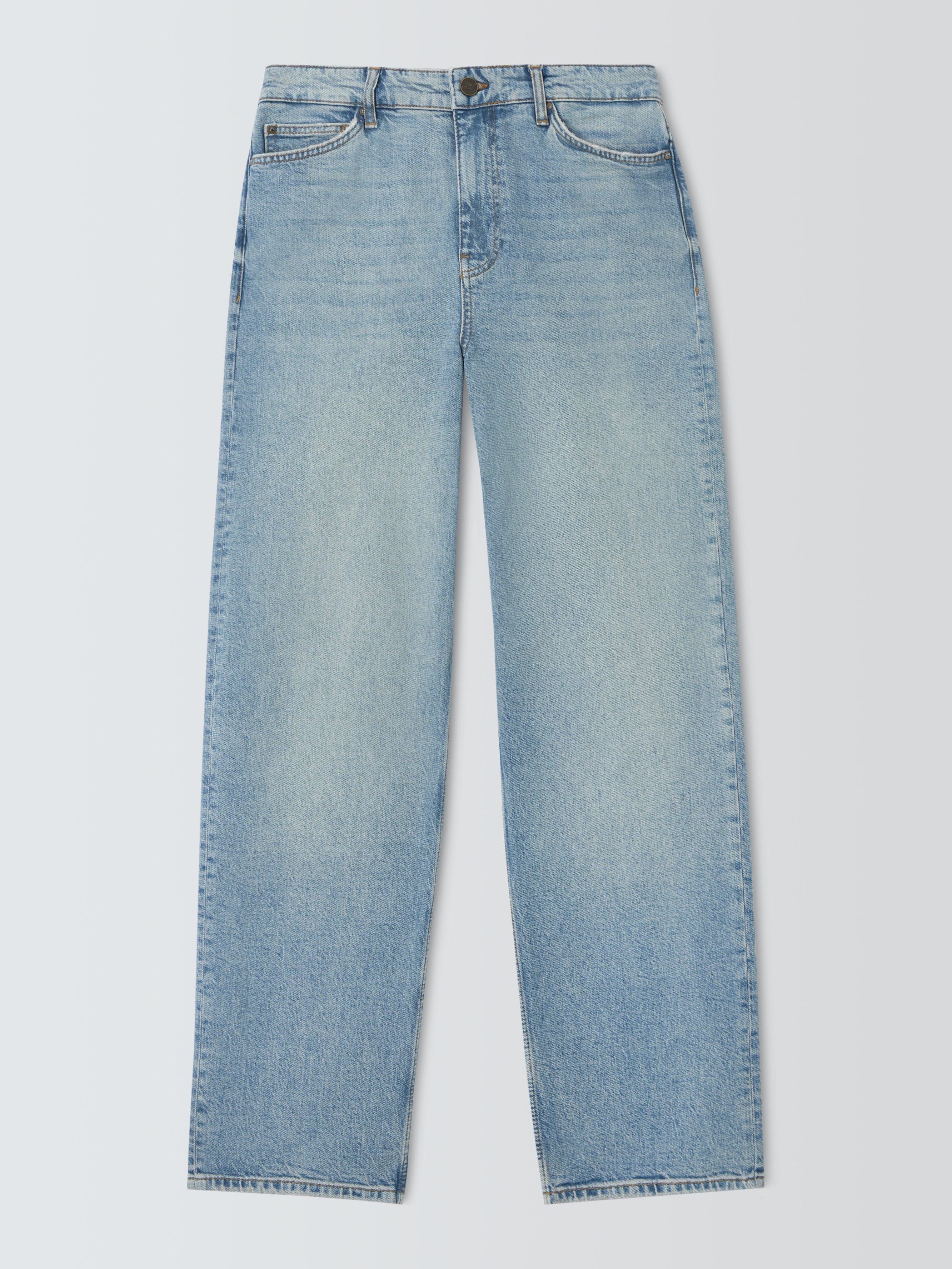 Product image 4 of 7, which shows AND/OR Sante Fe Wide Leg Jeans, Pale Vintage Blue, 36