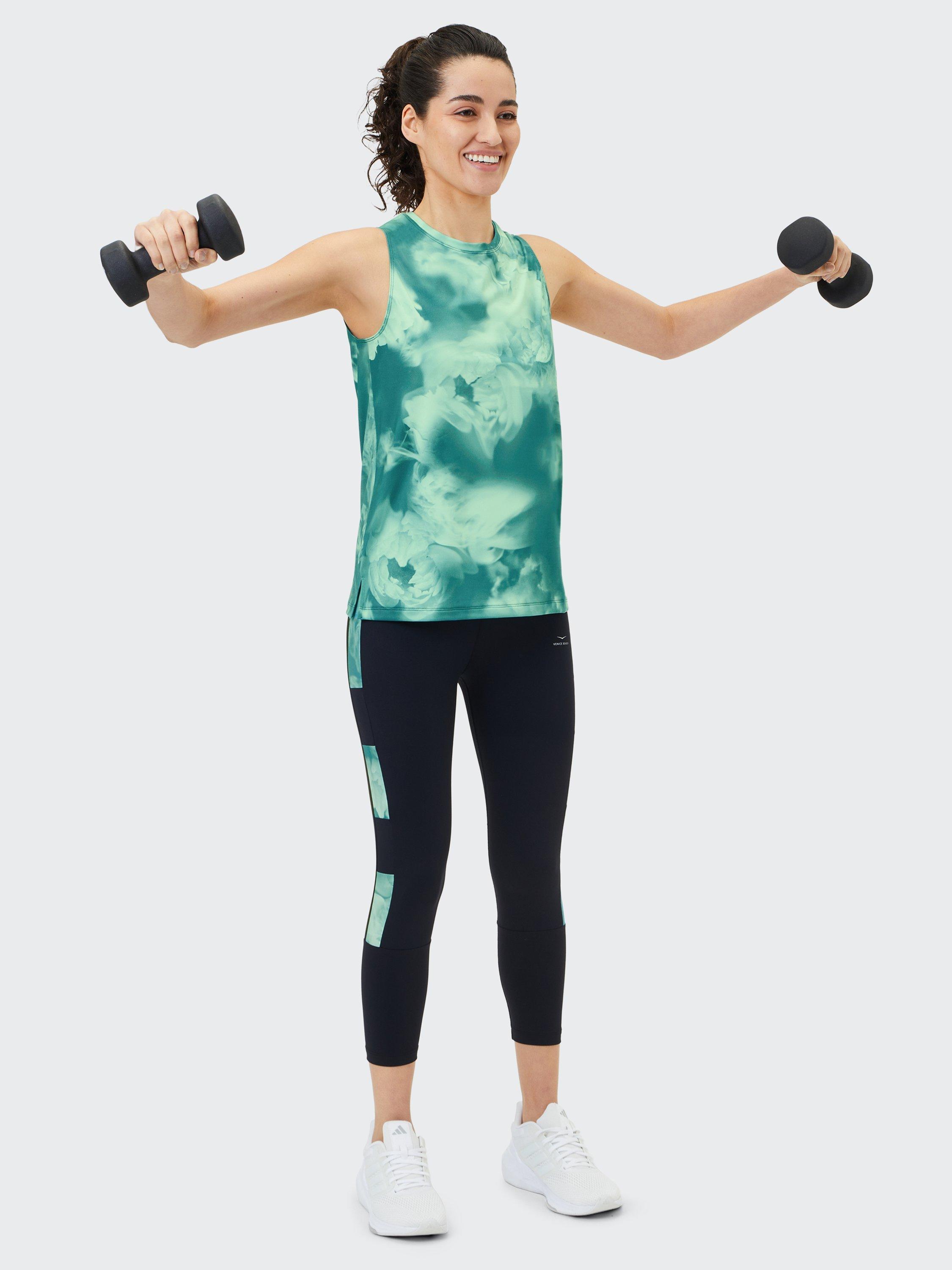 Product image 3 of 7, which shows Venice Beach Boom Women's Tank Top, Green, S