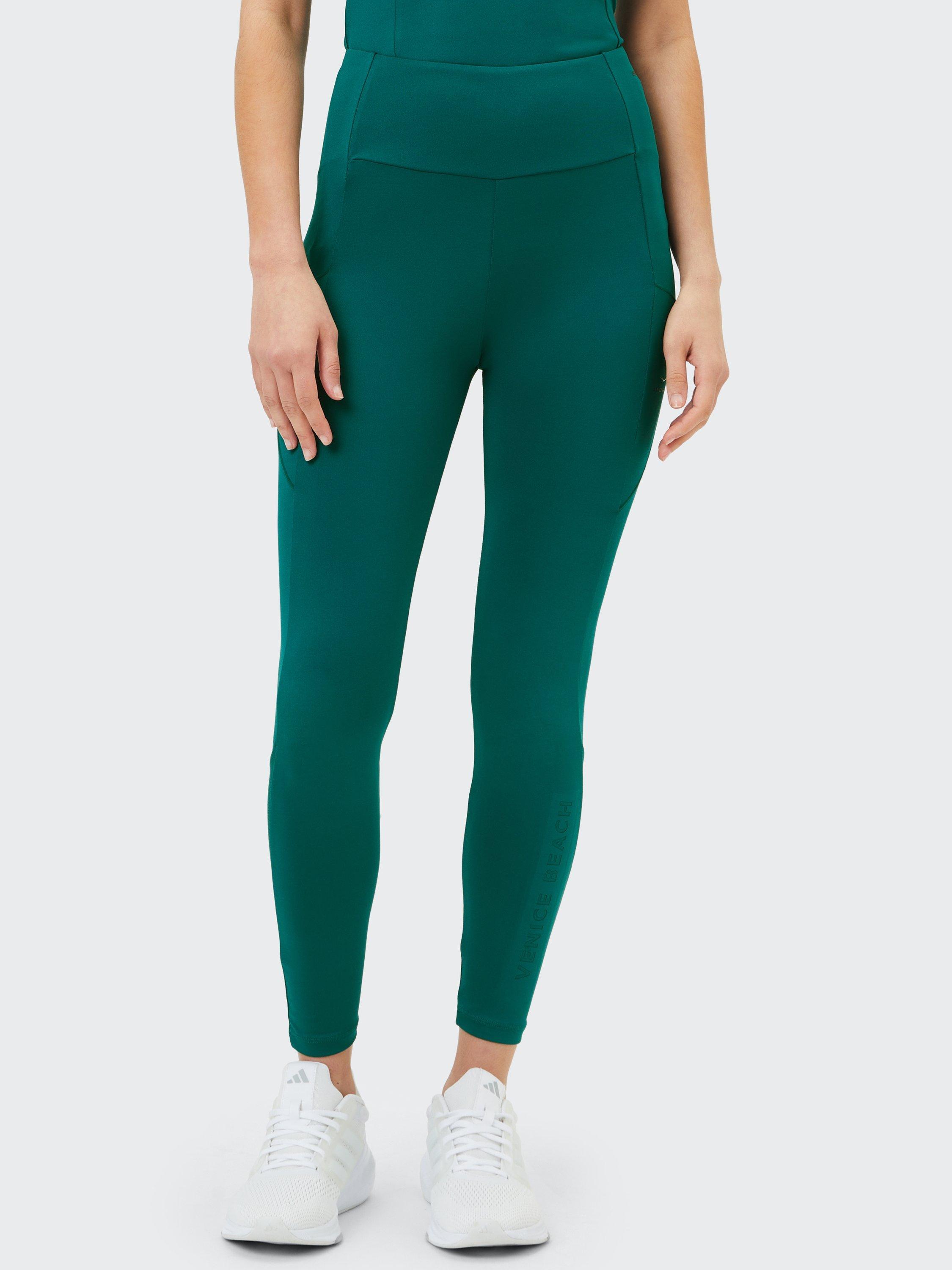 Product image 1 of 7, which shows Venice Beach Keriga Women's Leggings, Green Pond, XS
